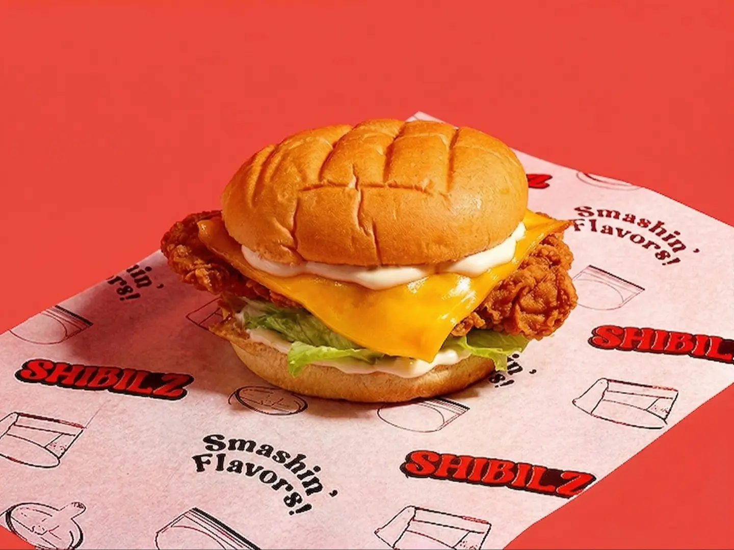 اولد سكول برجر دجاج