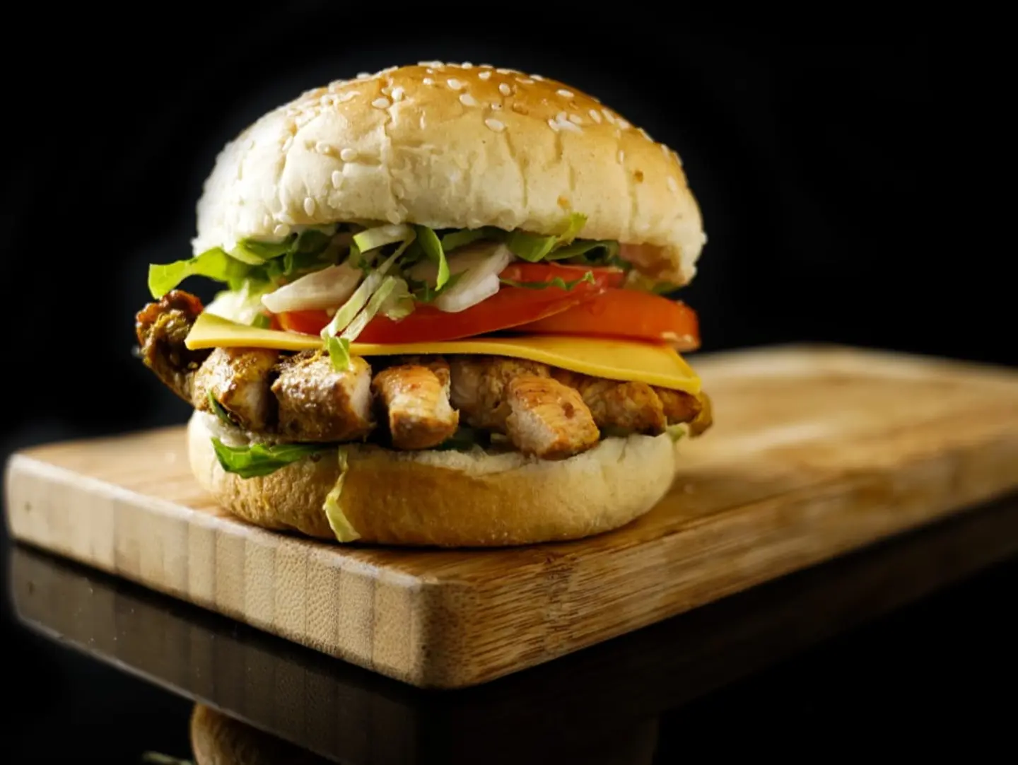 Chicken Breast Sandwich With Cheese