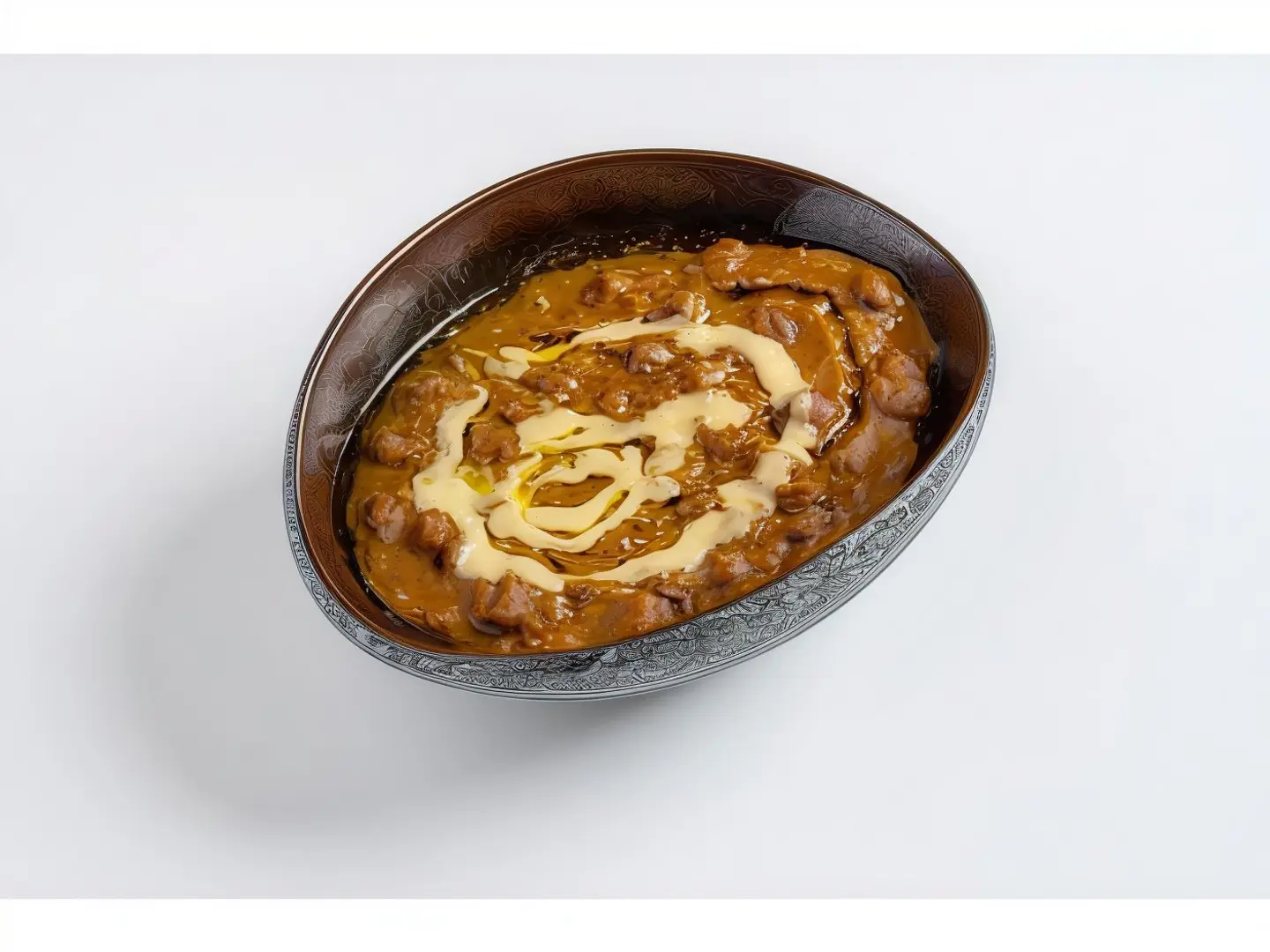 صحن فول سادة
