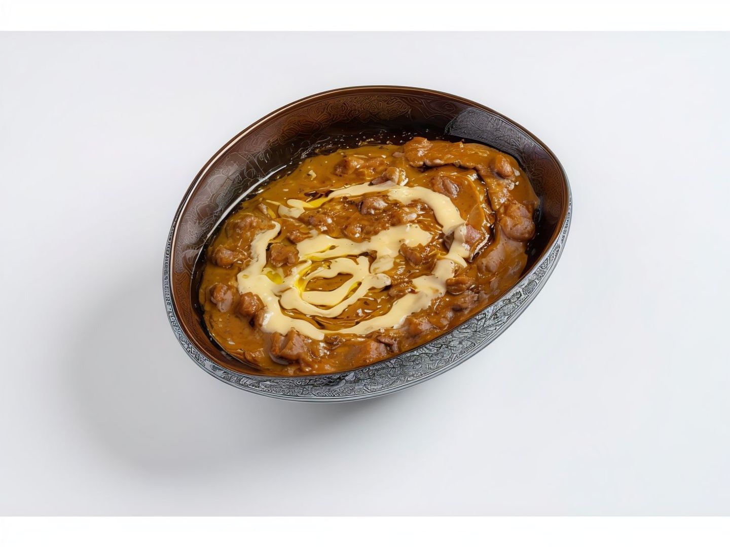 صحن فول سادة