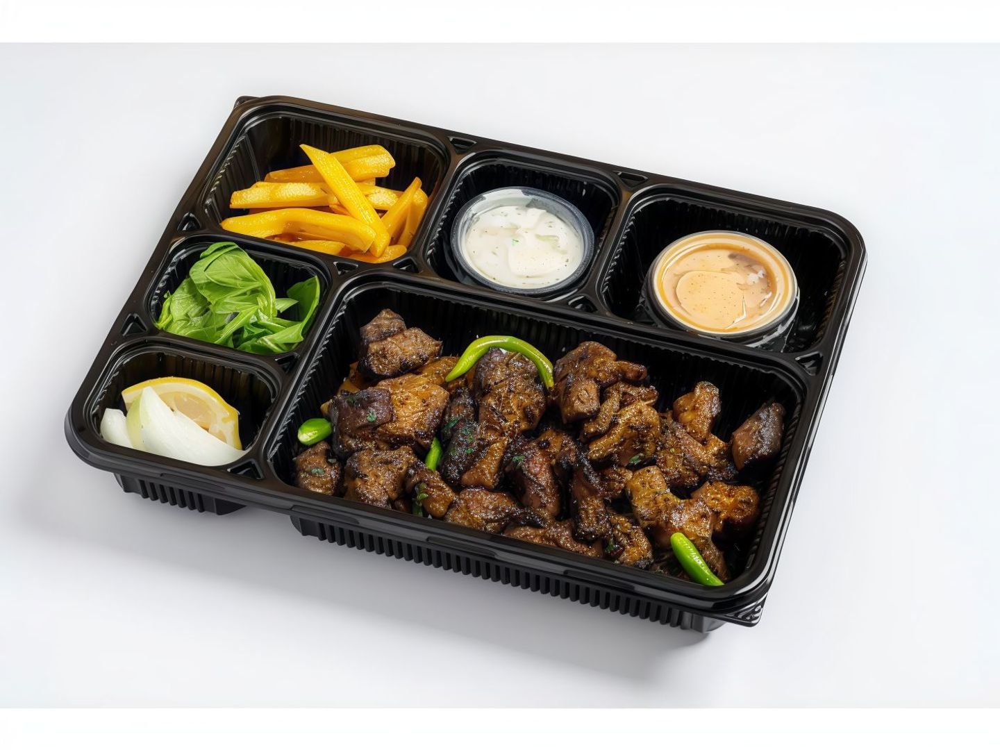 Grilled Dish Of Fresh Lamb