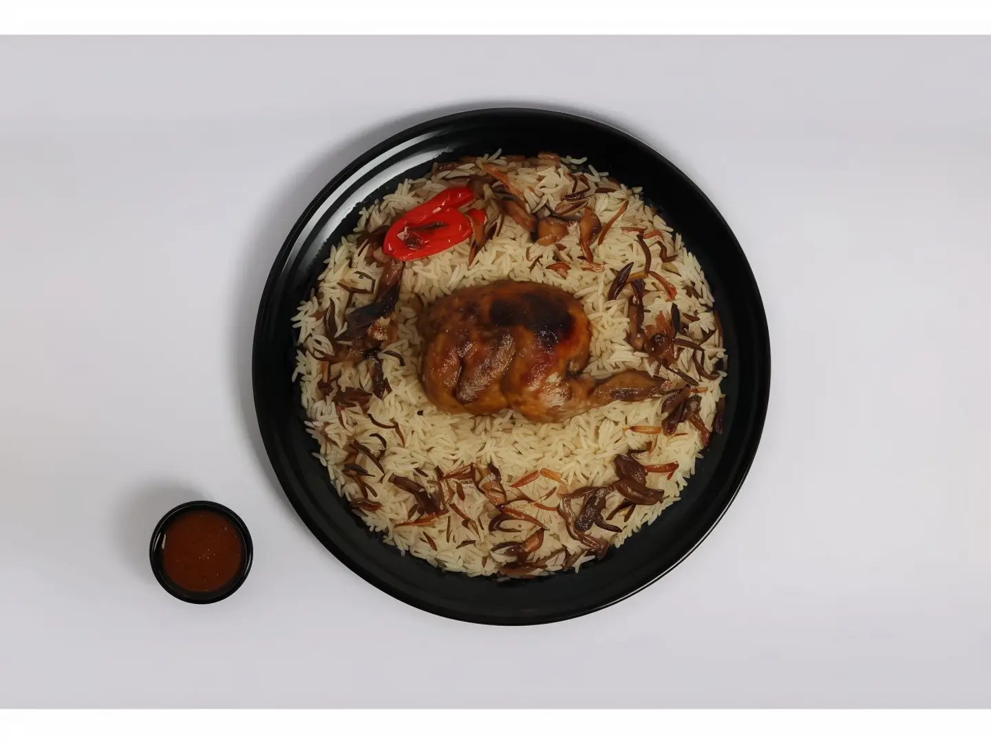 نصف دجاج أرز بشاور
