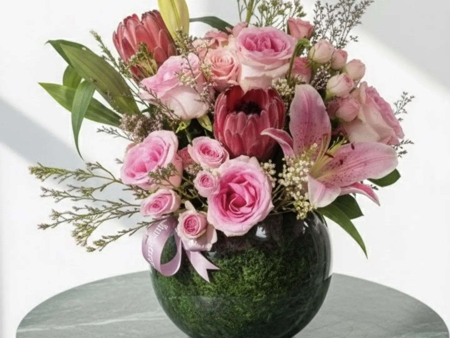 Pink Petals Vase
