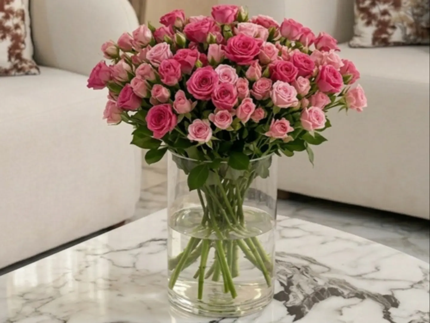 Soft Rose Vase Baby