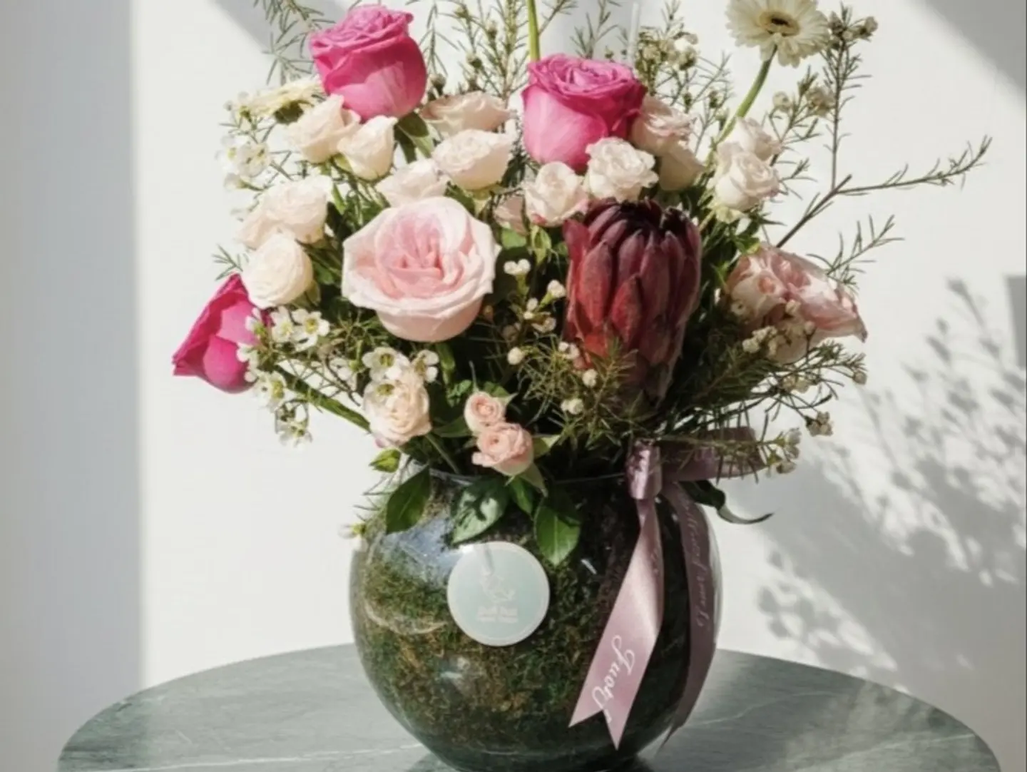 Protea Gratitude Vase