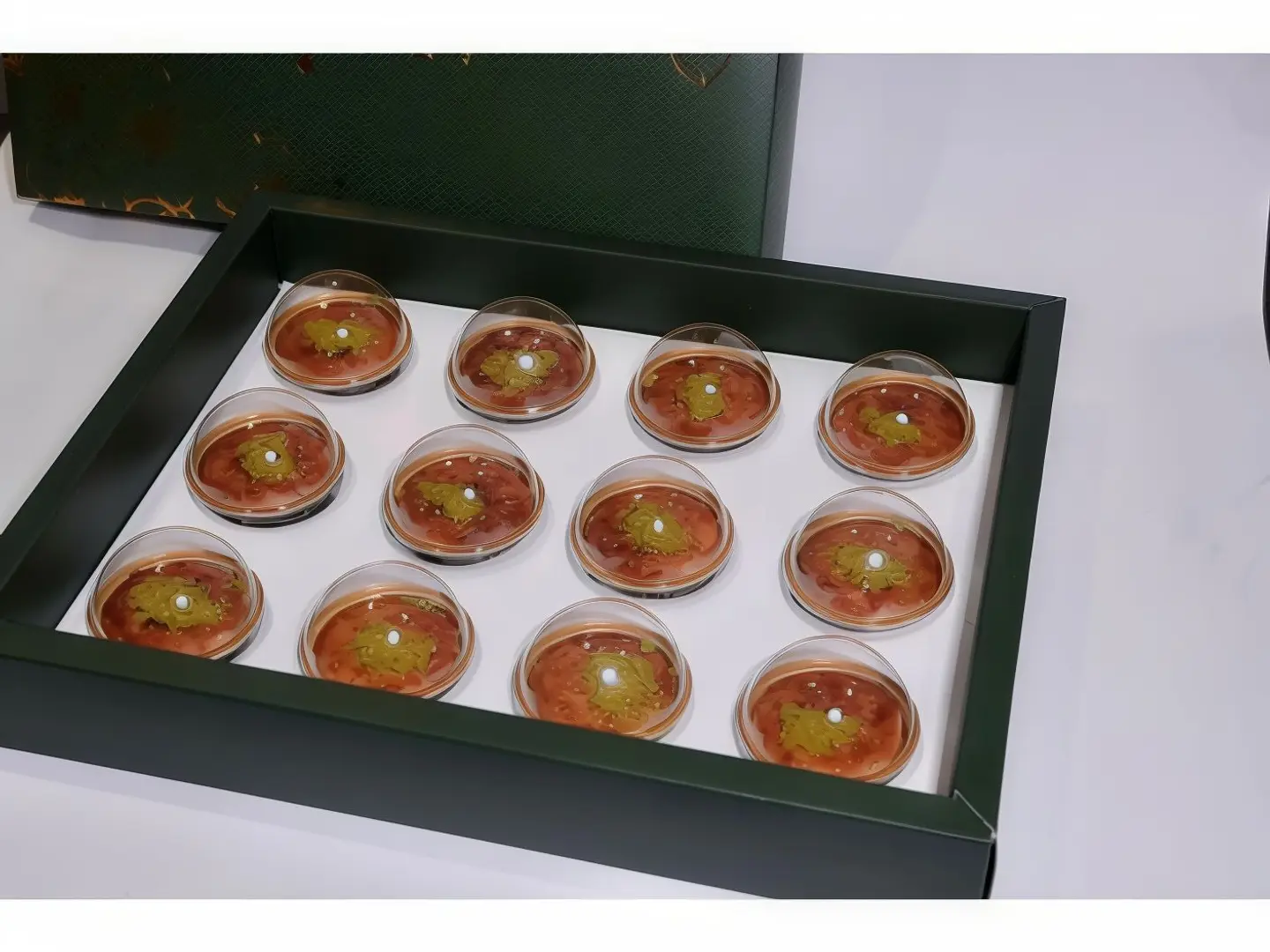 Box Of Mini Basbousa With Cream