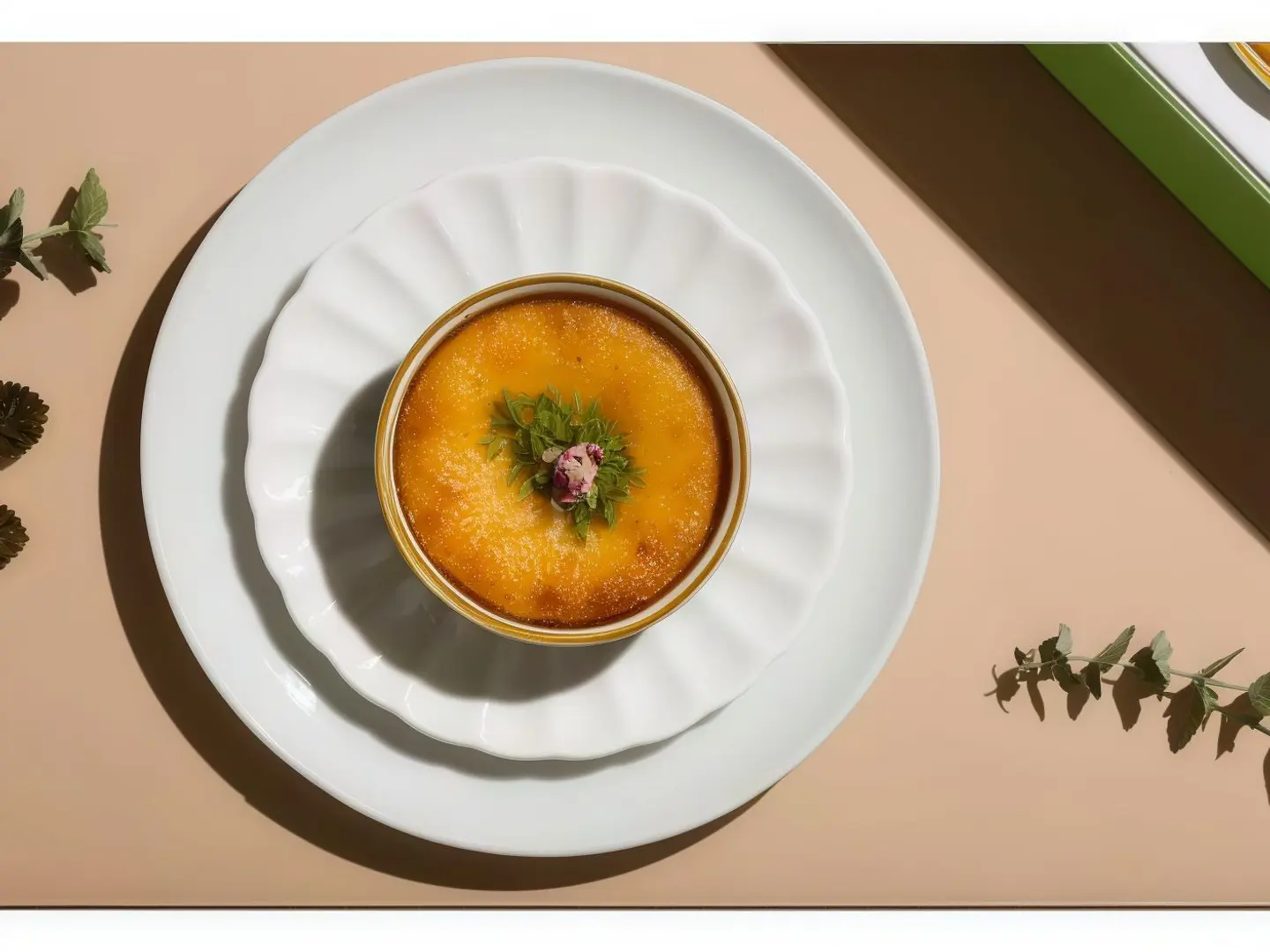 كوب بسبوسة قشطة