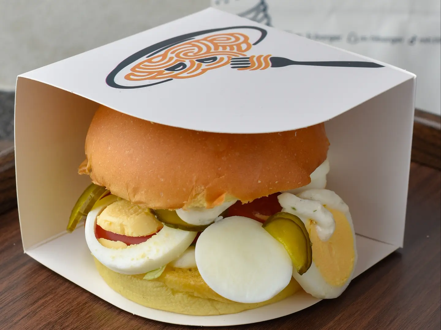 Classic Boil Egg Sandwich