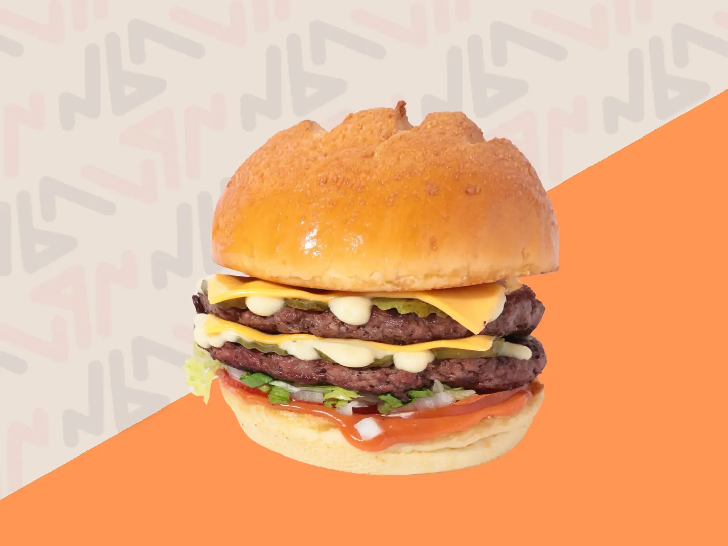 برجر دبل لحم مشوي