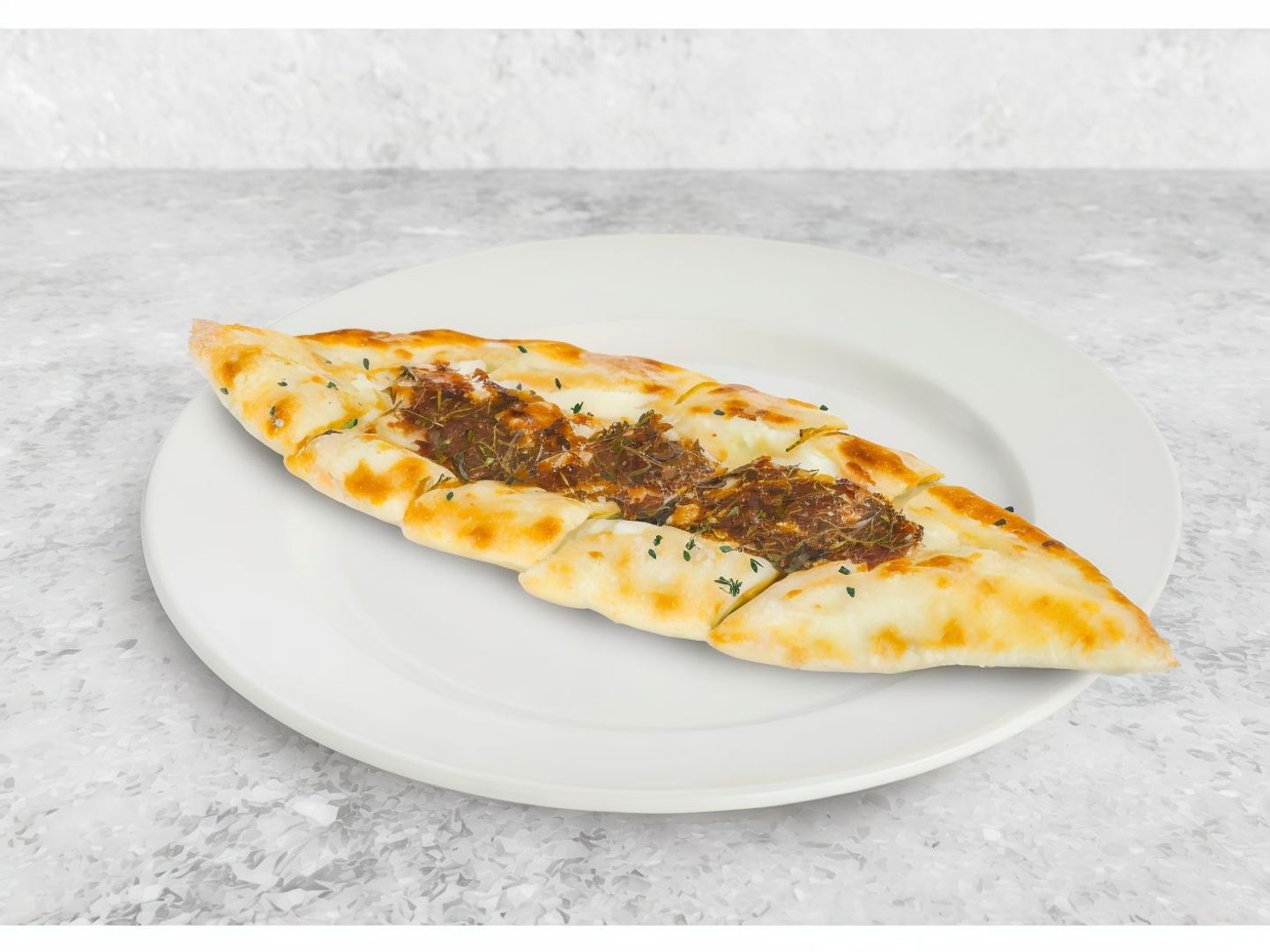 فطيرة لبنة بالزعتر