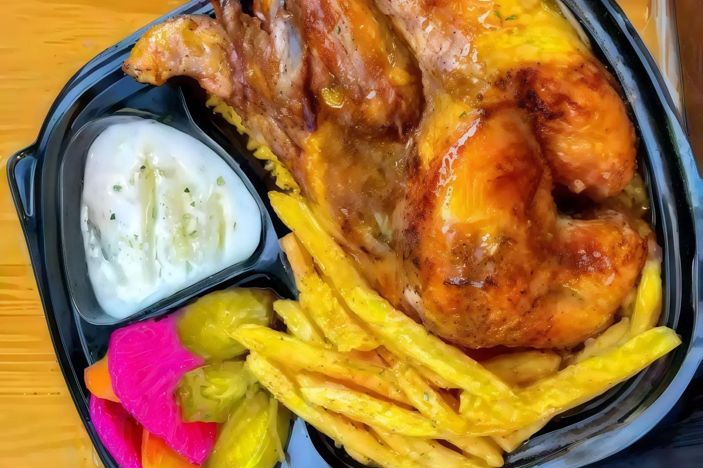 نص دجاج شواية