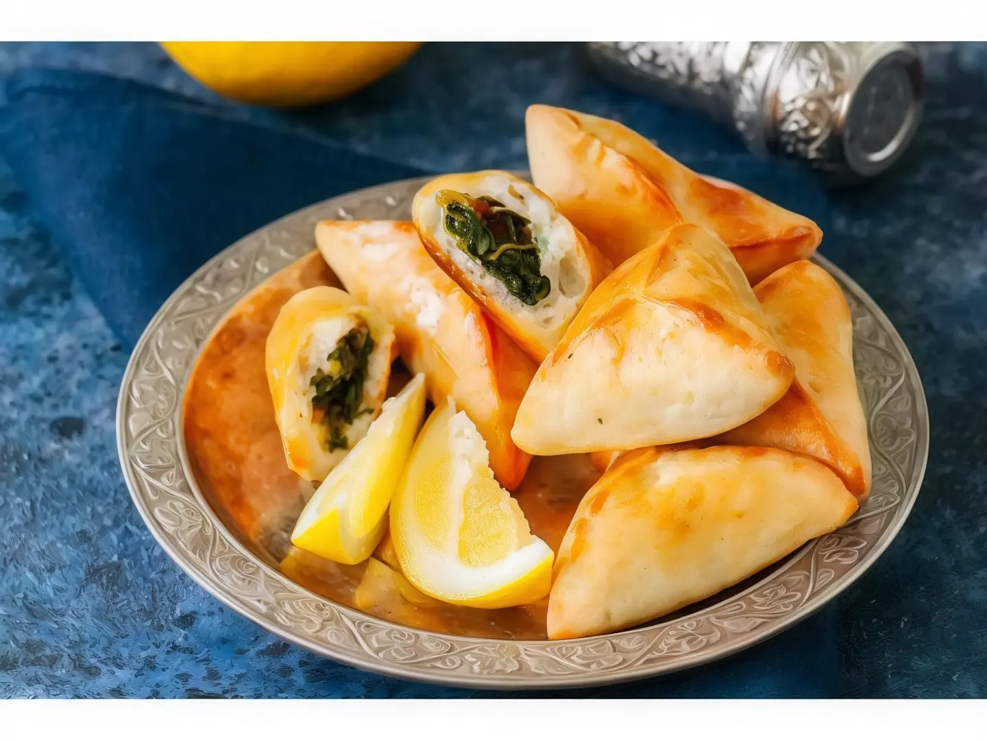 سبانخ بالجبنة
