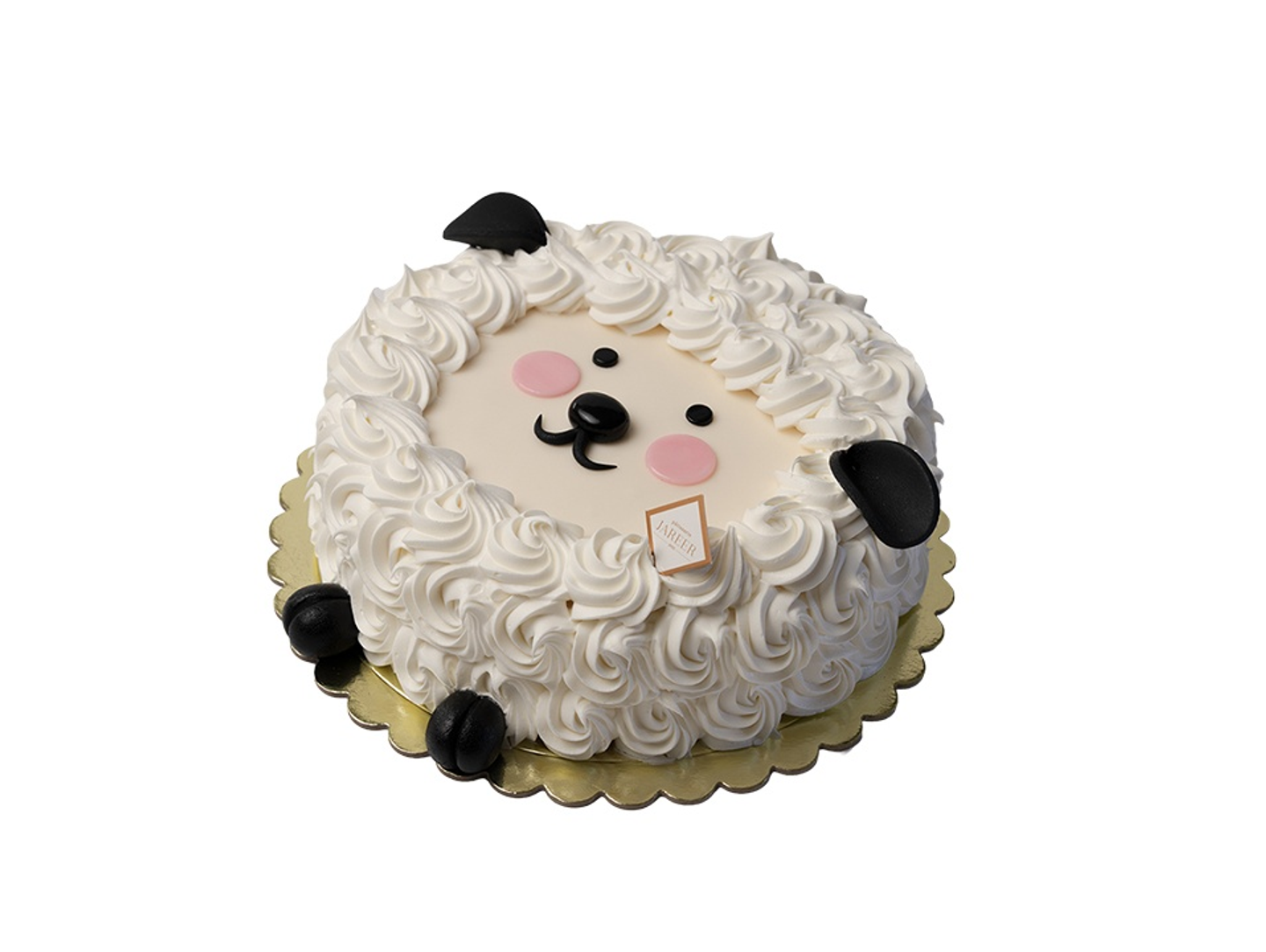 Eid Cake Round W Cheep Face Theme