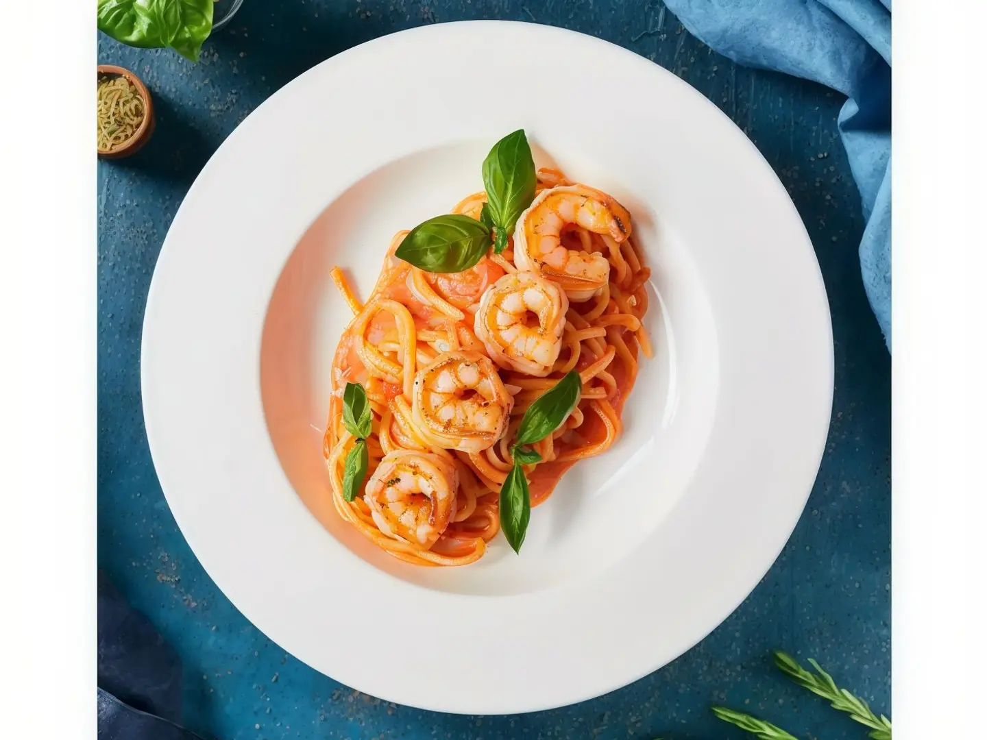 Linguine With Shrimp And Tomato