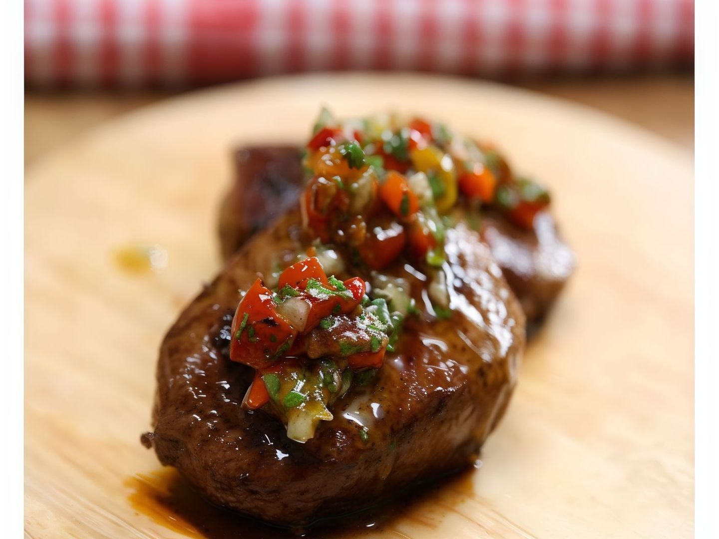 Steak With Chimichurri Sauce
