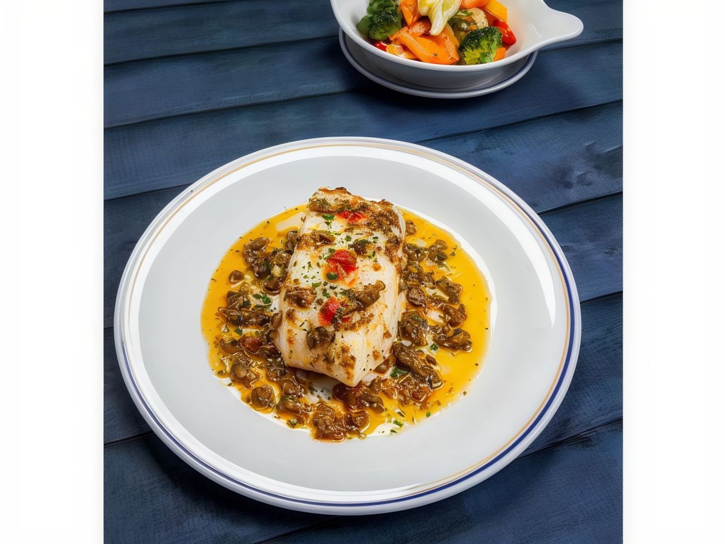 Sea Bass With Butter And Lemon