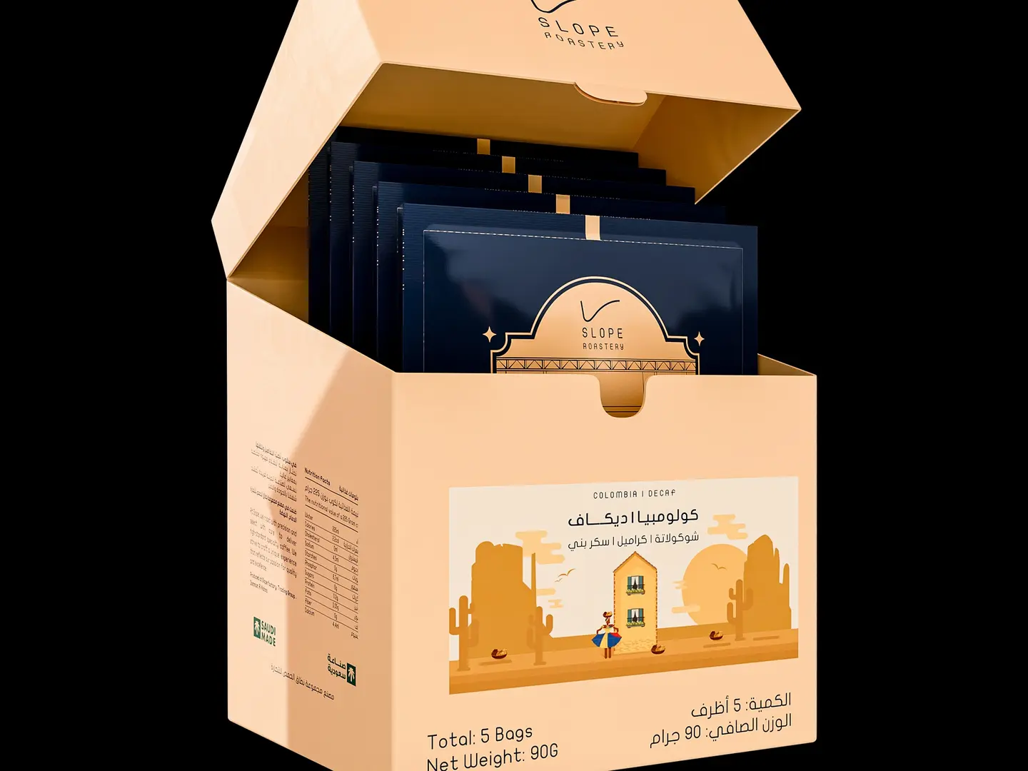 اظرف قهوة، كولومبيا ديكاف