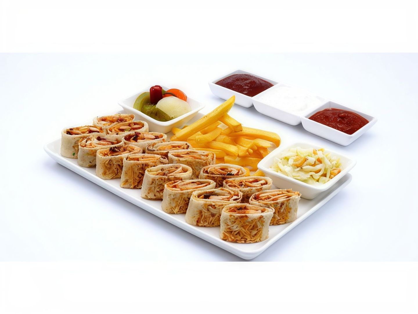 Large Arabic Shawarma Plate
