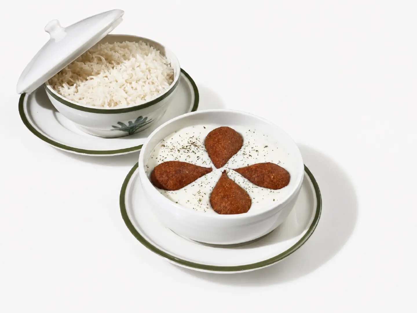 Kebbeh With Yogurt And Rice