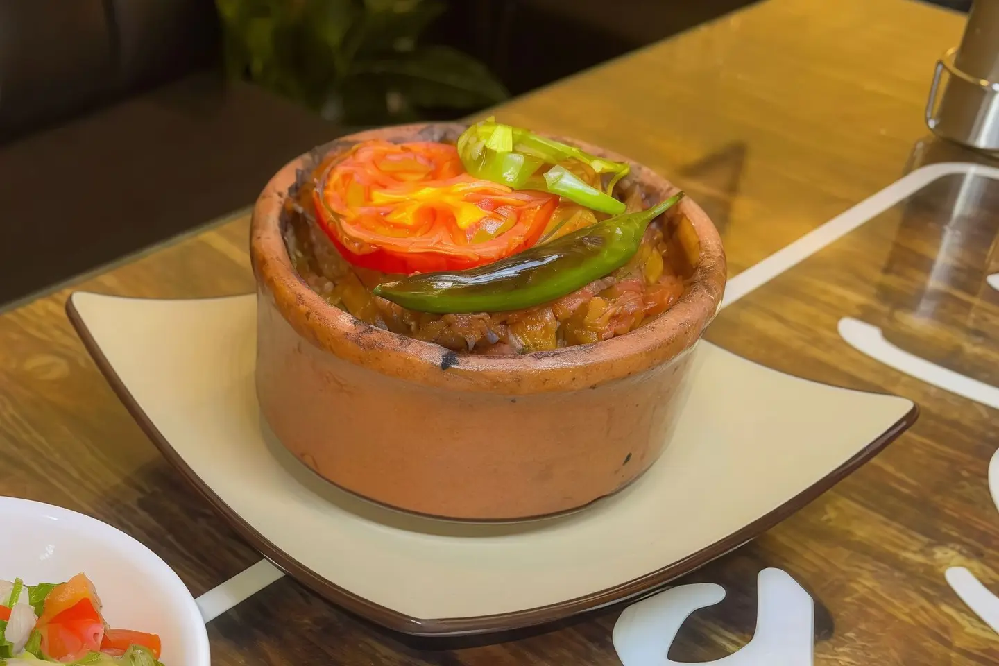 طاجن لحم بصل + أرز مصري