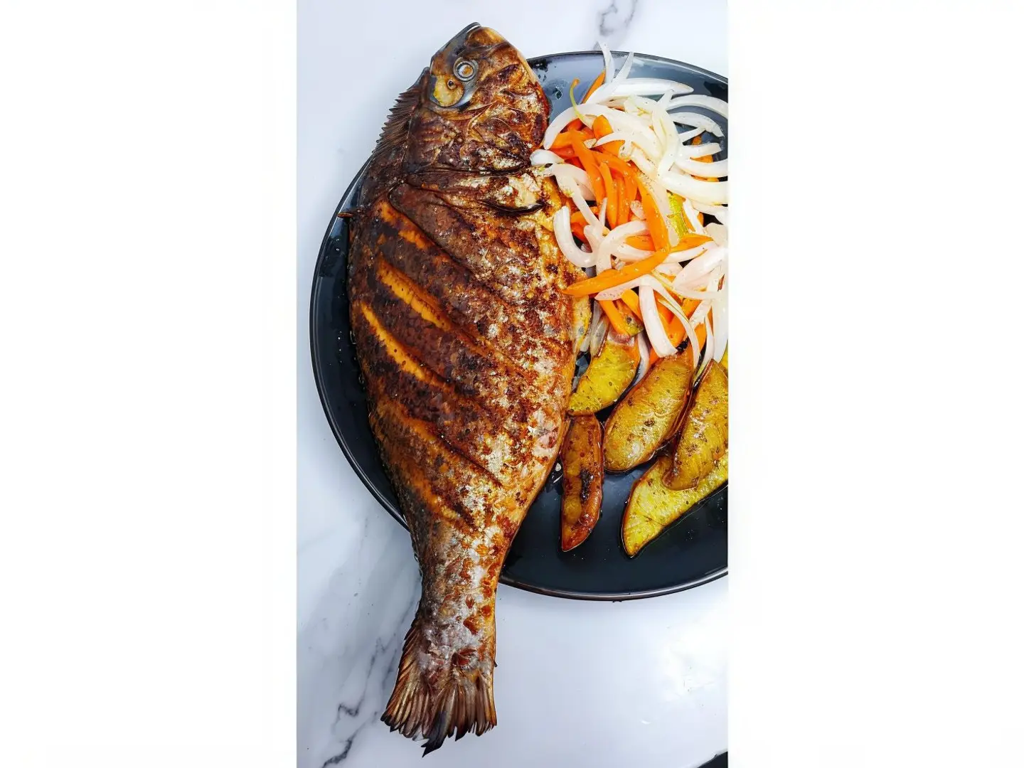 سمك بلطي مشوي