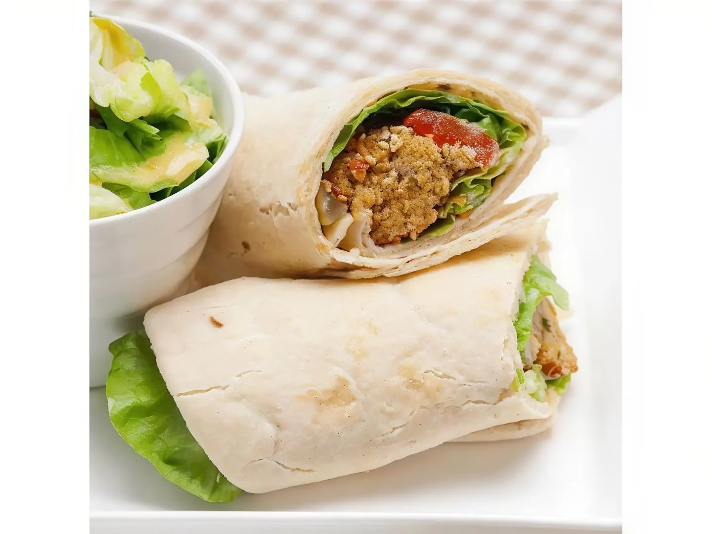Falafel Sandwich With Eggs And Cheese