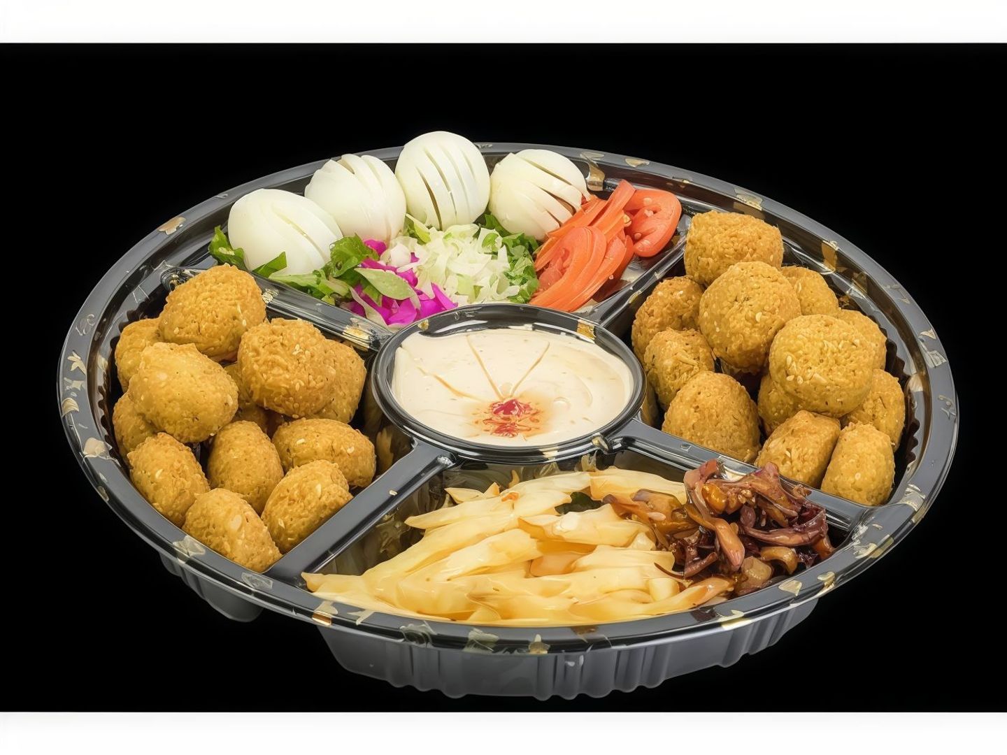 صحن فلافل عربي