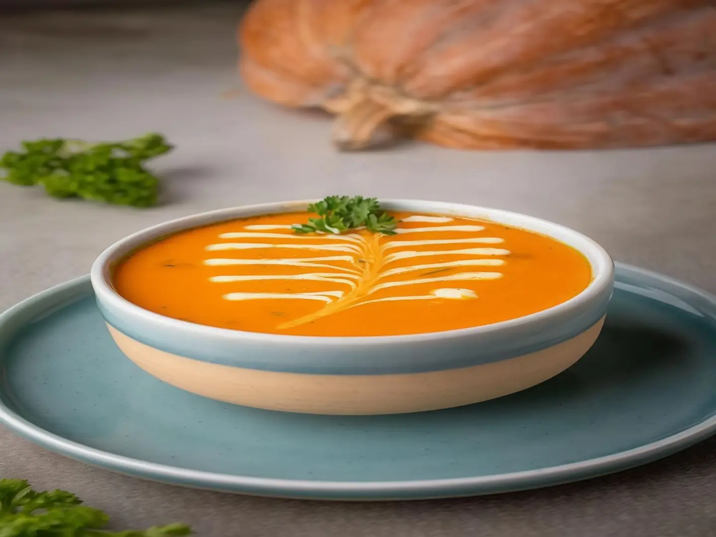 Pumpkin With Shrimp Soup