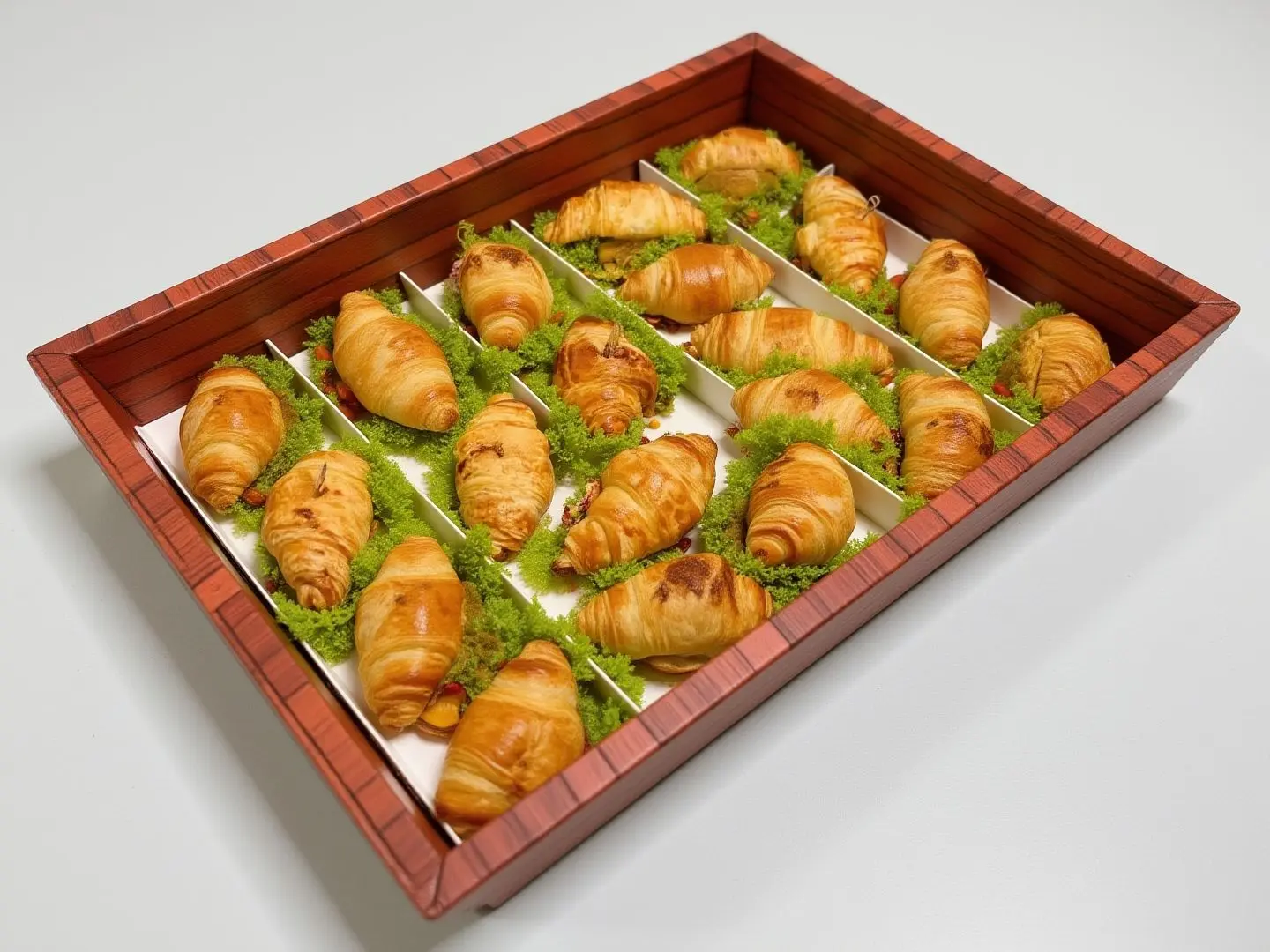 Assorted Croissant Platter With Shrimp And Salmon