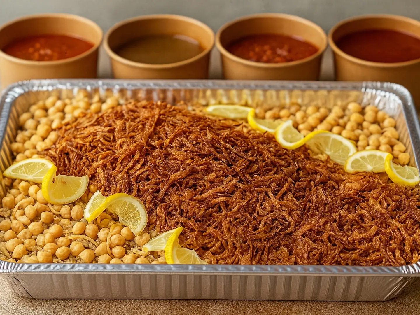 Aziza Gathering Koshari Serves 10 To 12 People