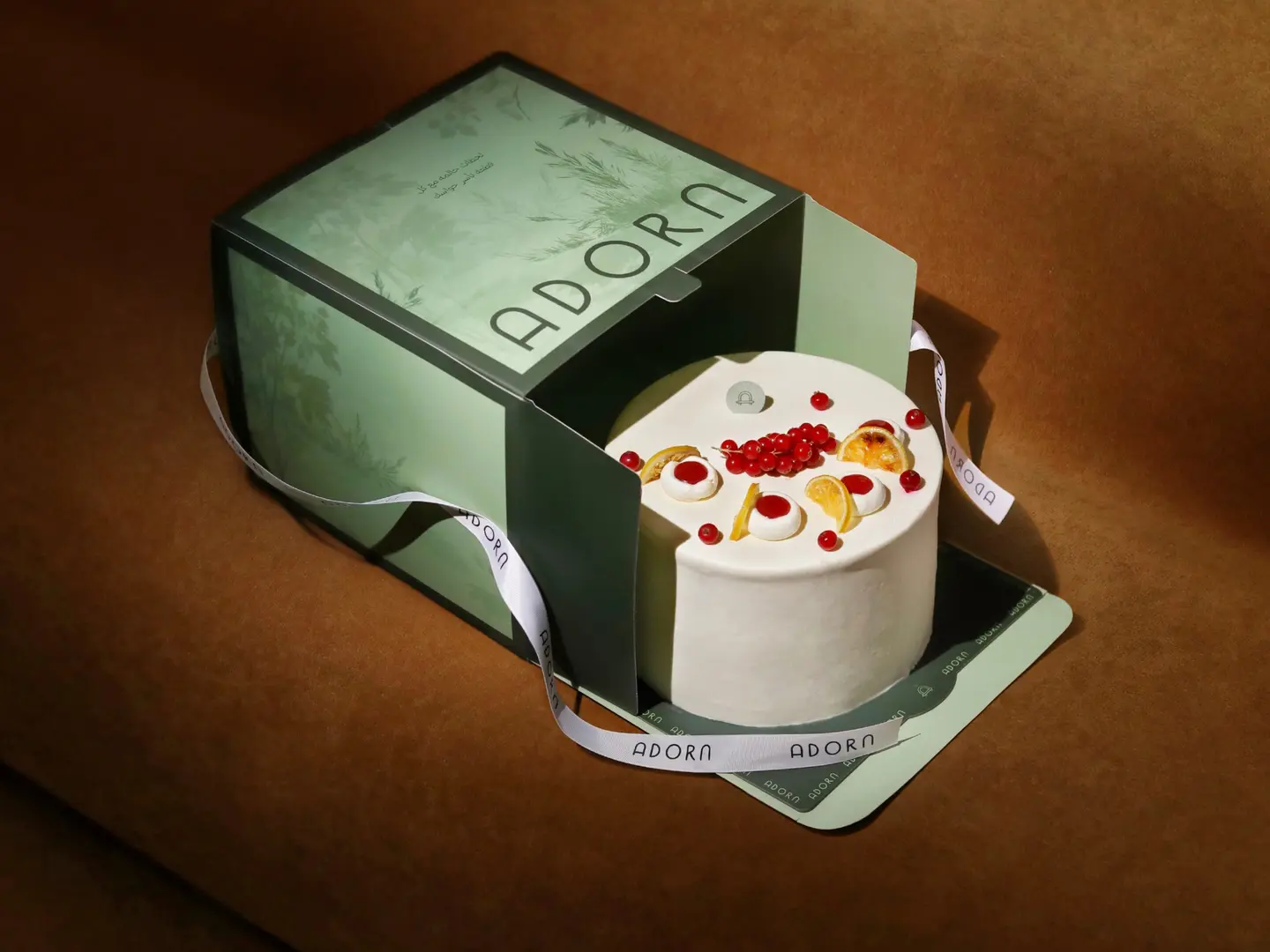 كيكة ليمون بالتوت كبيرة