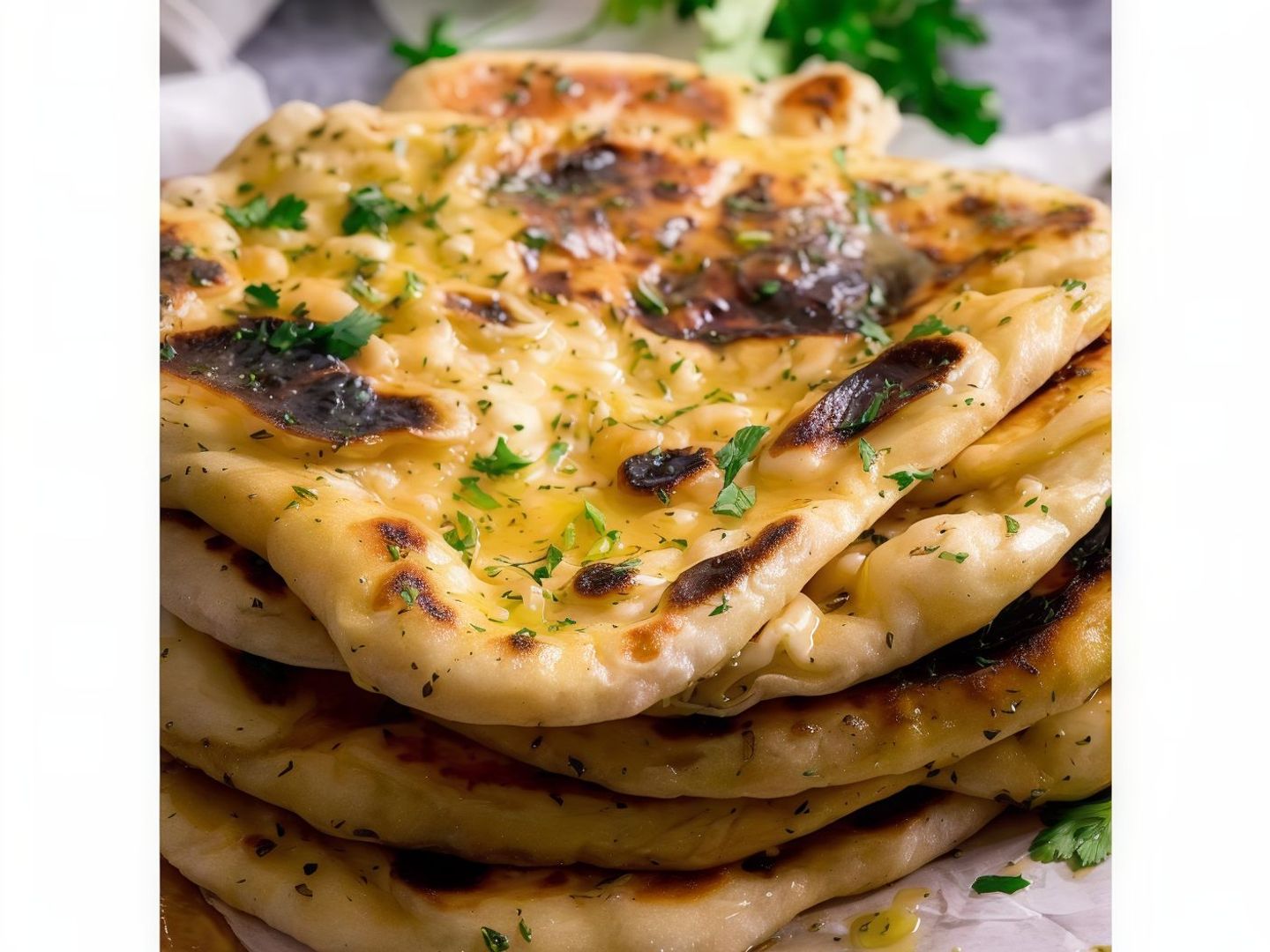 خبز نان بالثوم