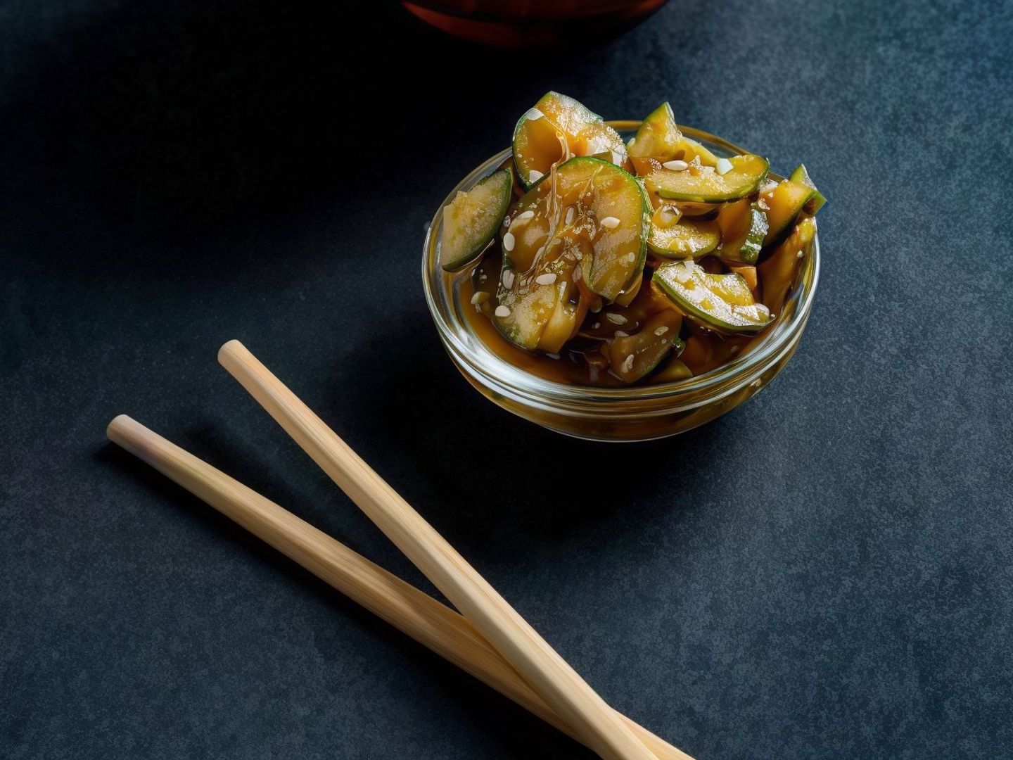 Chili Oil With Cucumber