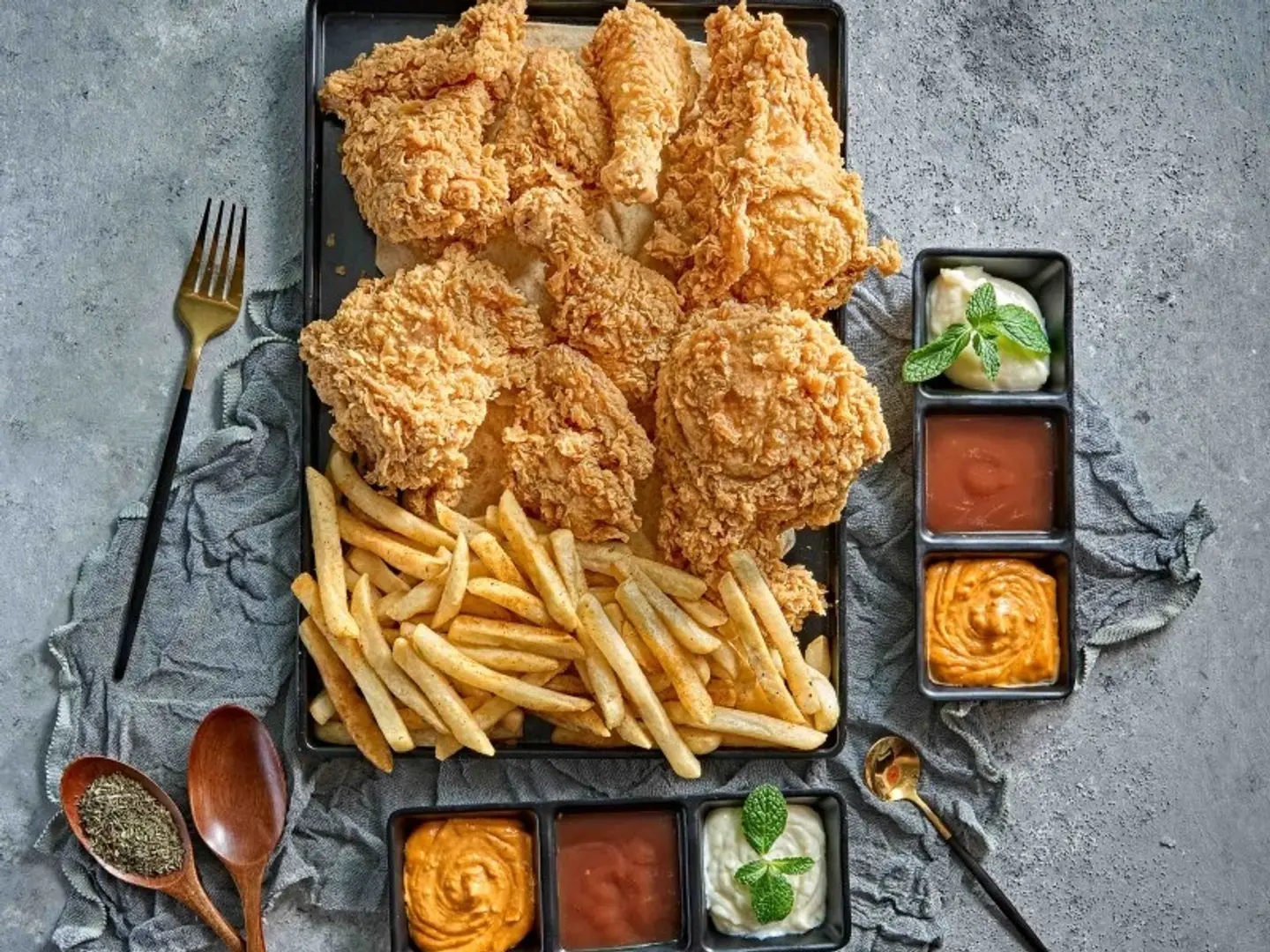 One Spicy Broasted Chicken