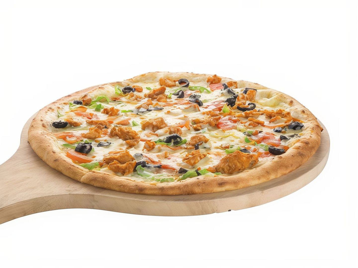 Large Chicken Pieces Pizza