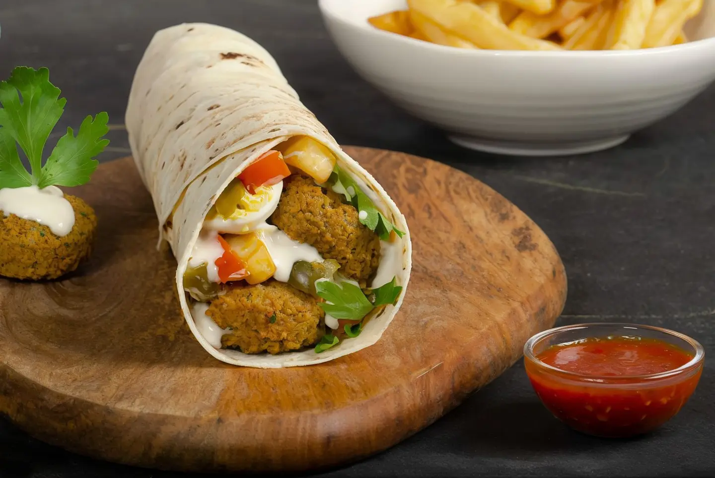 Mixed Falafel And Cheese