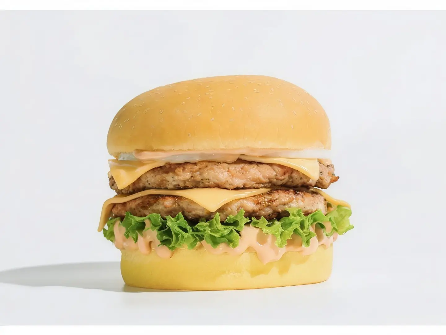 Classic Double Chicken Burger
