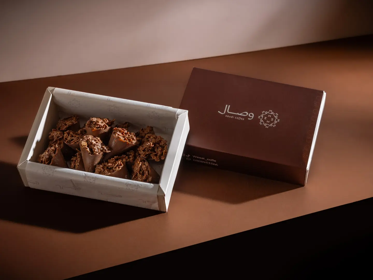 أقماع الكرنش والتشوكليت