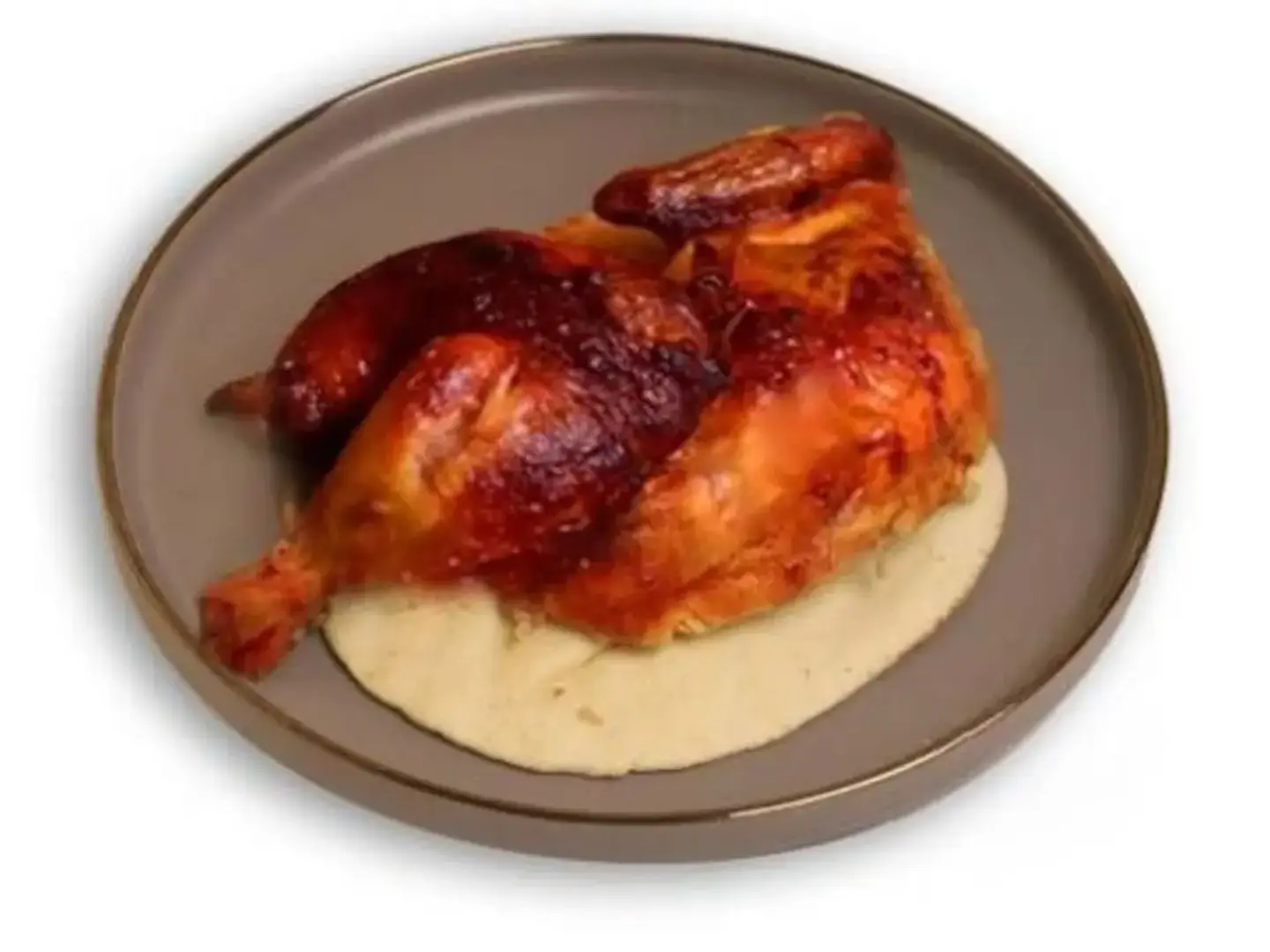 دجاج شواية بدون رز - نصف حبة