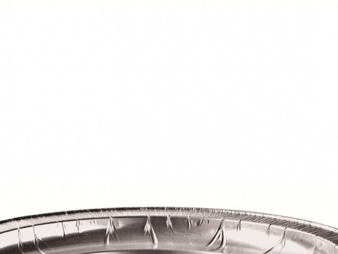 صحن المونيوم دائري