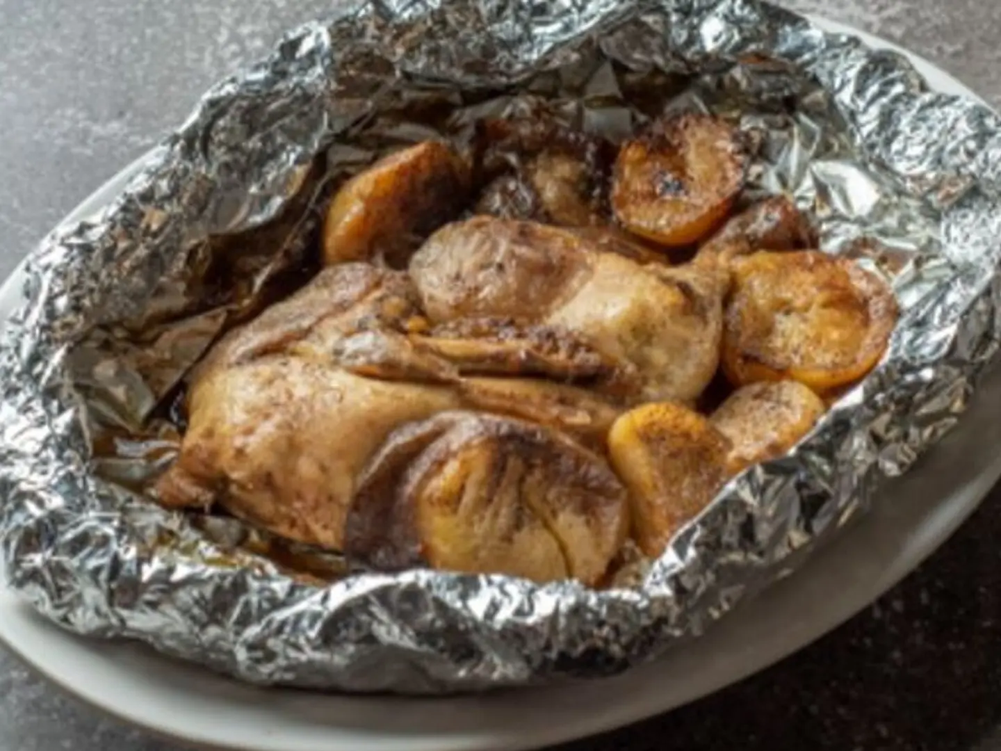 دجاج مدفون بدون رز - نصف حبة