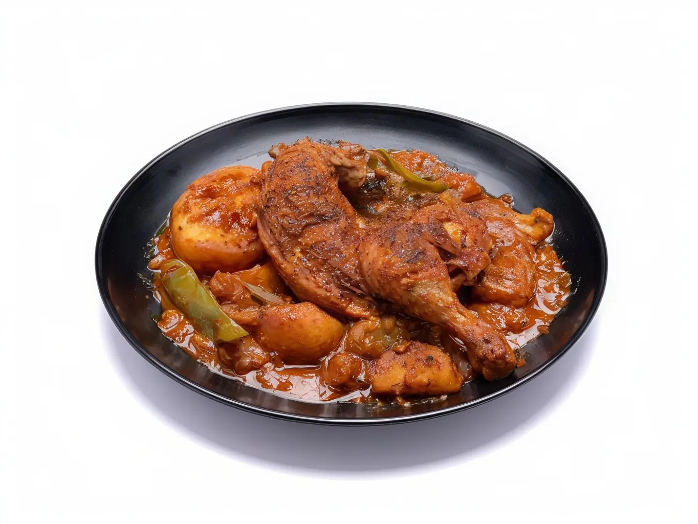 Adeni Chicken With Bread (Half)
