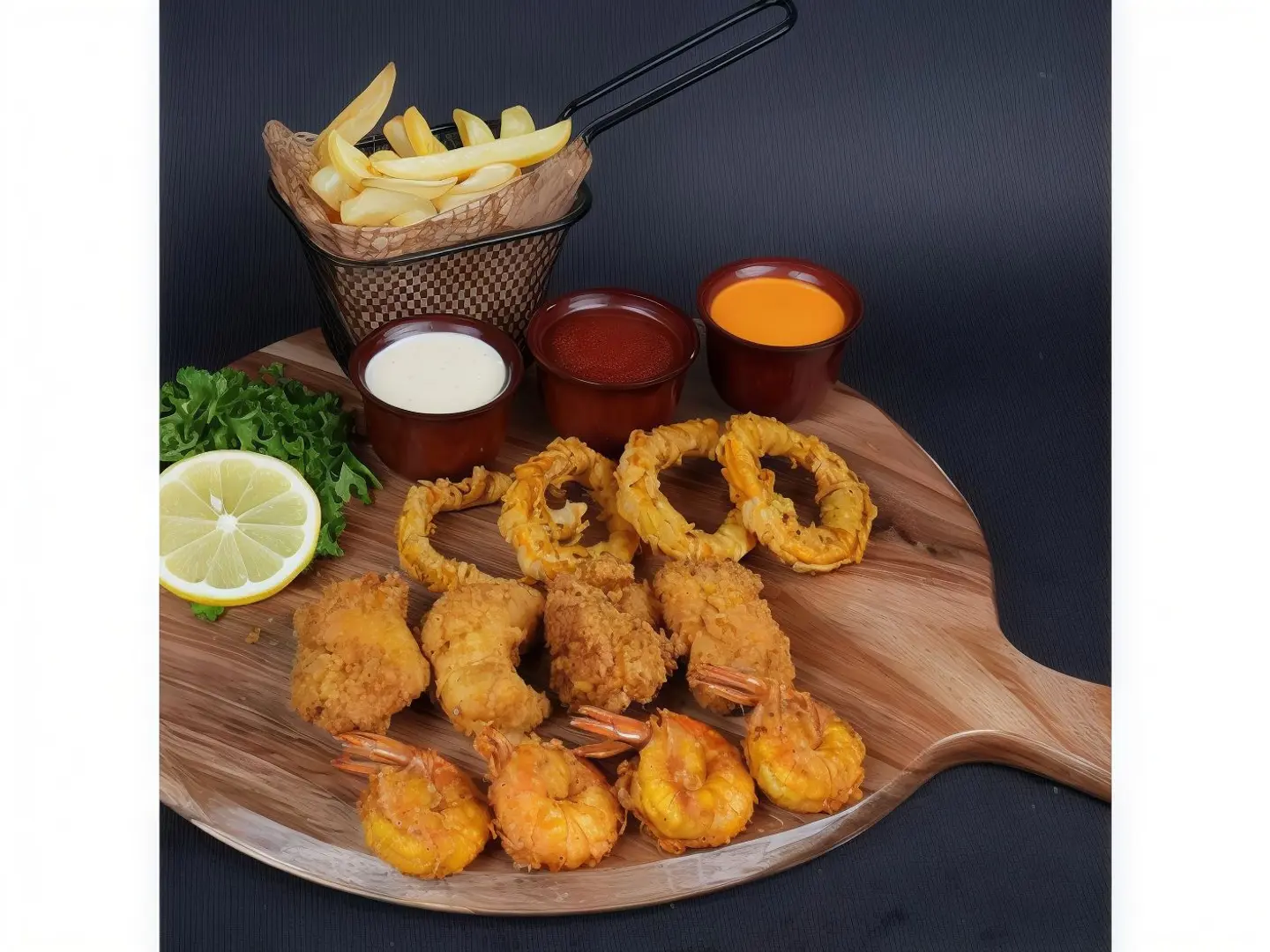 Mixed Fried Seafood Platter