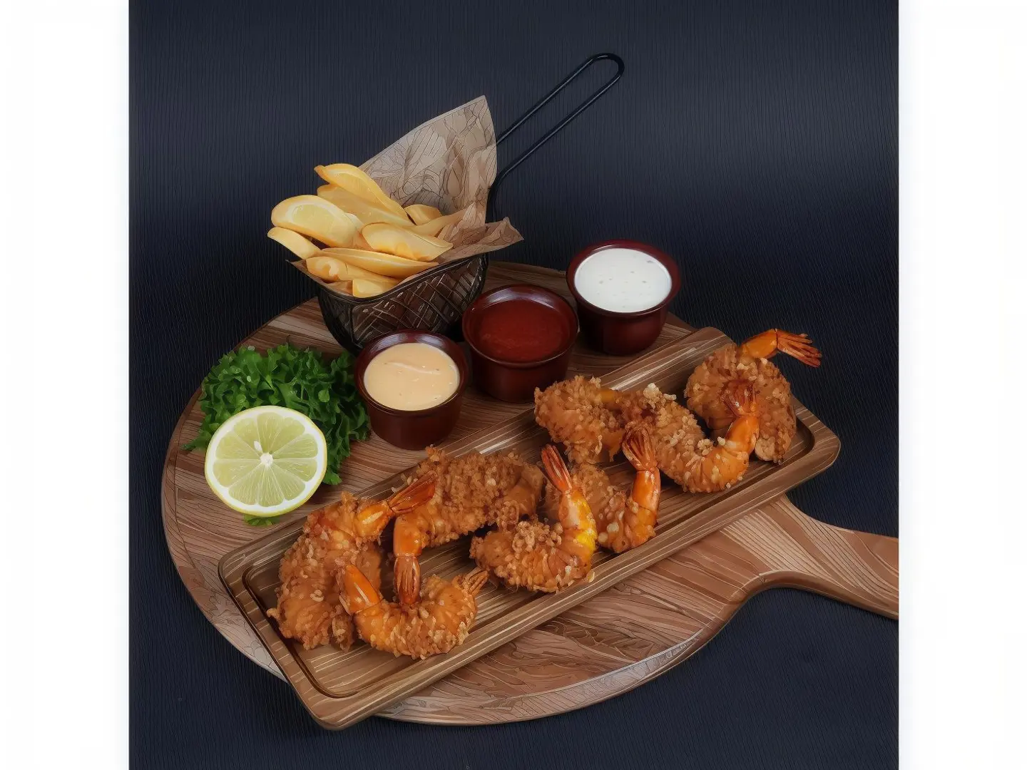 Crispy Shrimp Platter