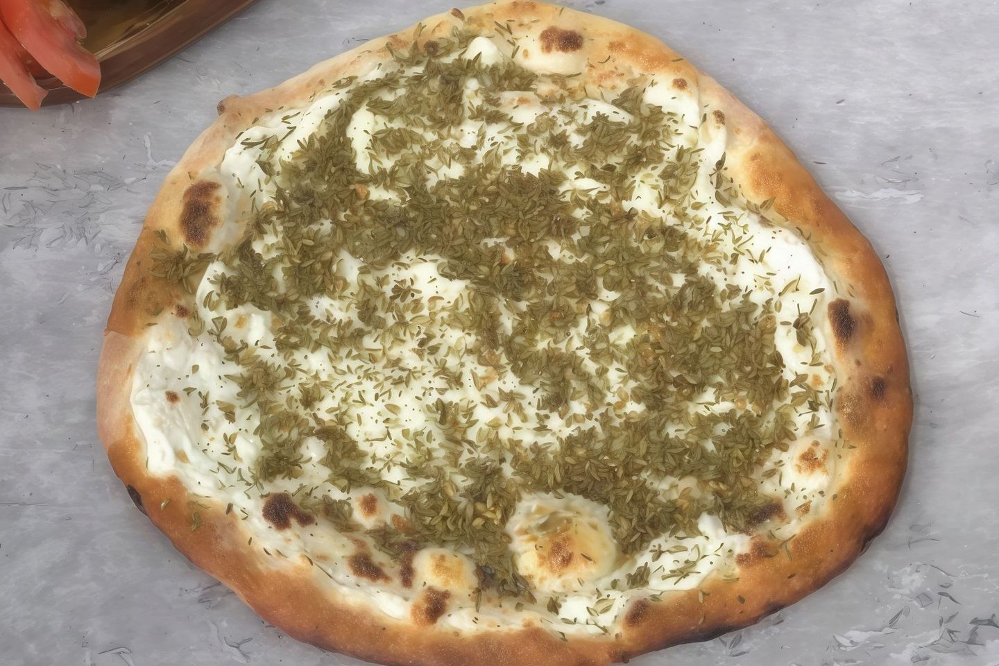 Thyme Pie With Labneh