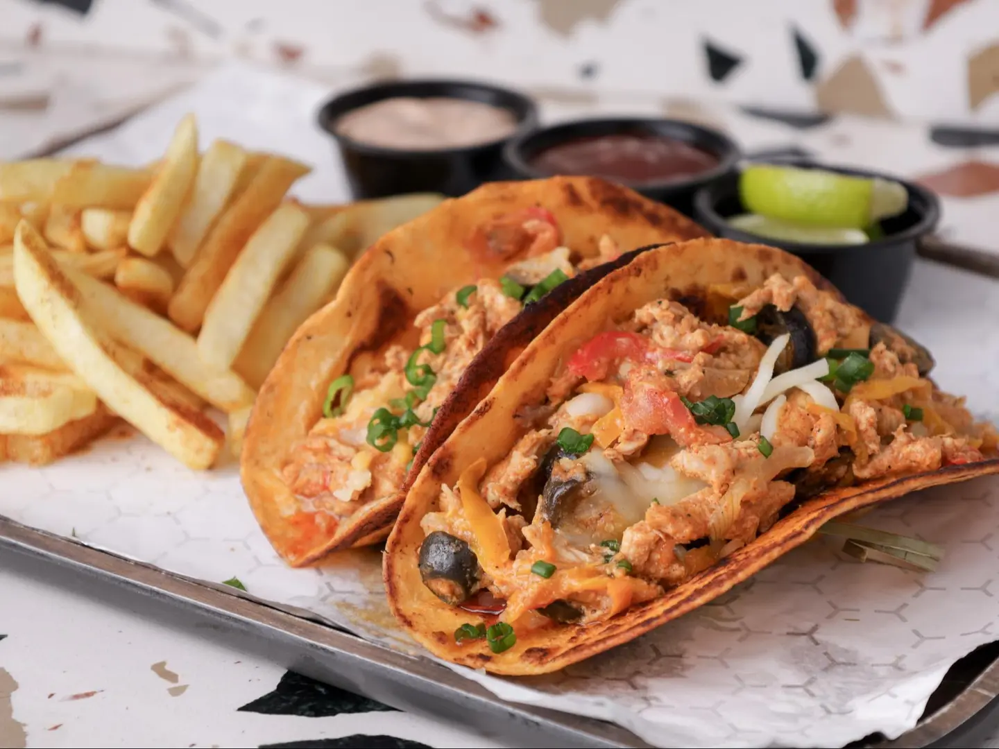 Chicken Fajita Tacos Meal