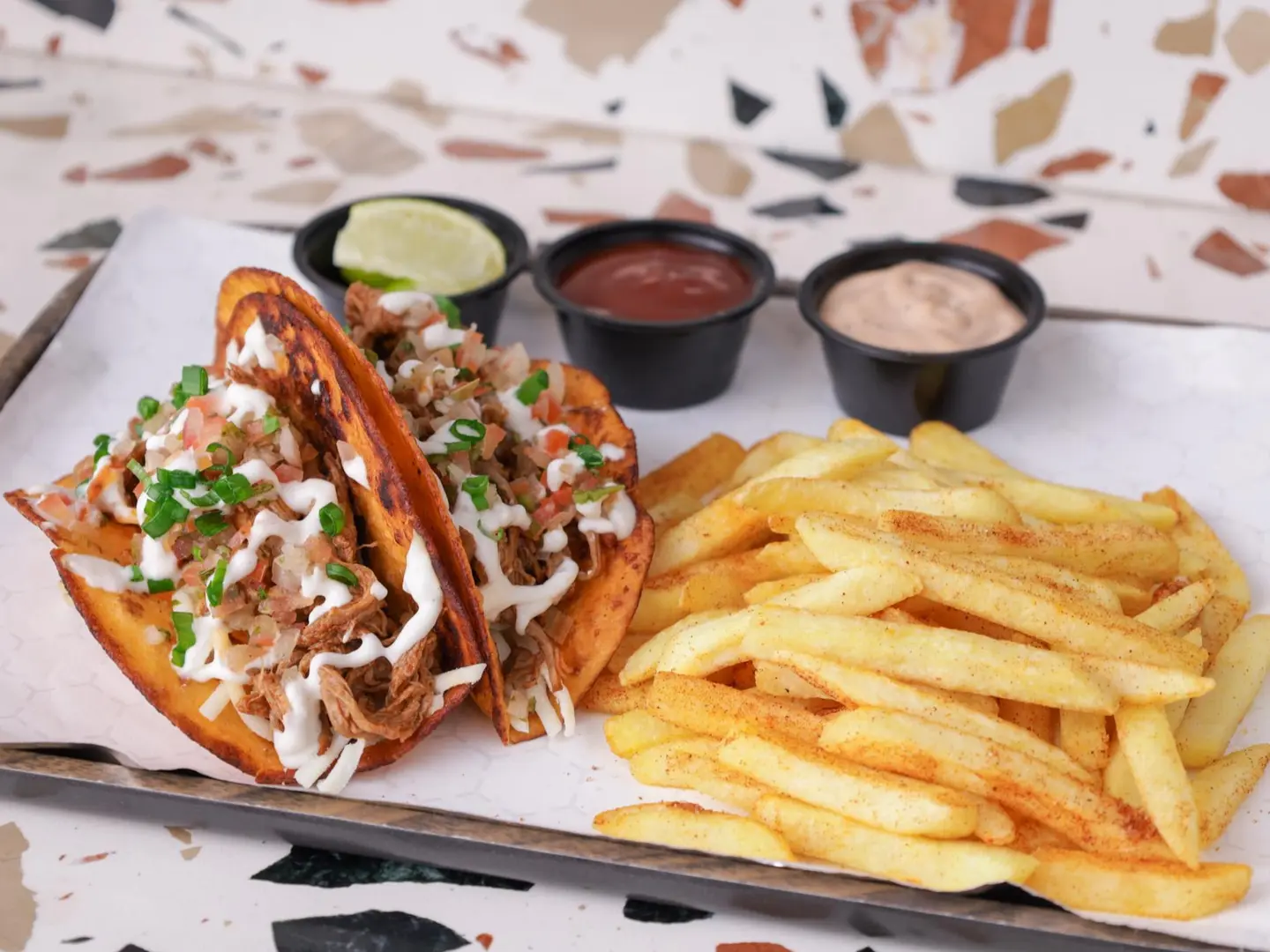 Birria Beef Taco Meal