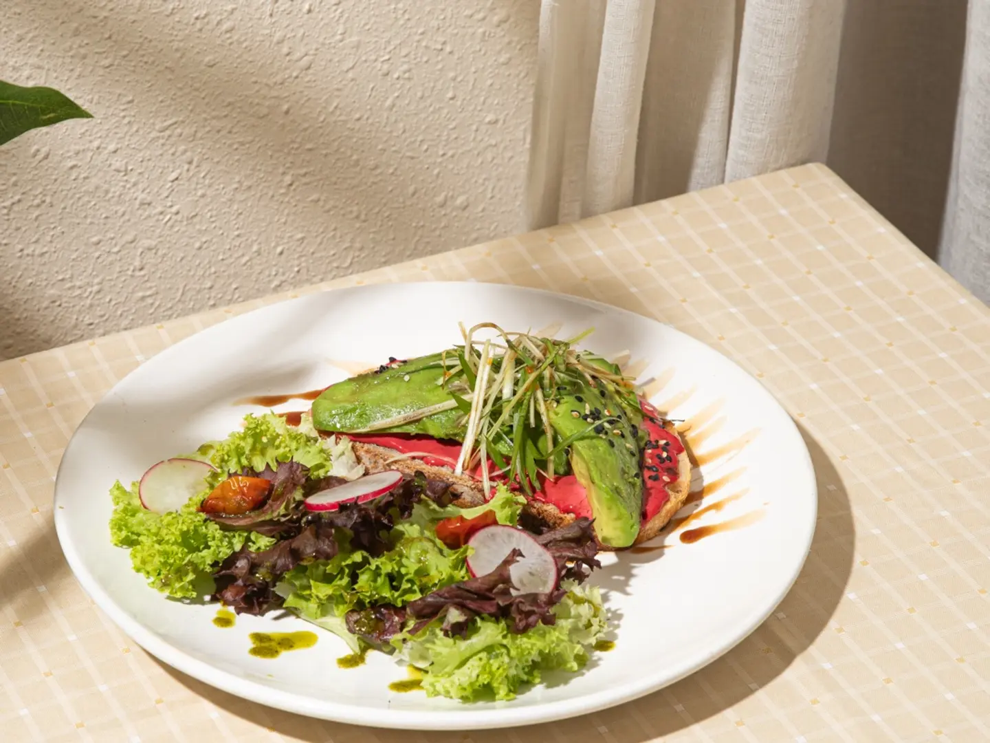 Sourdough Avocado With Pomegranite