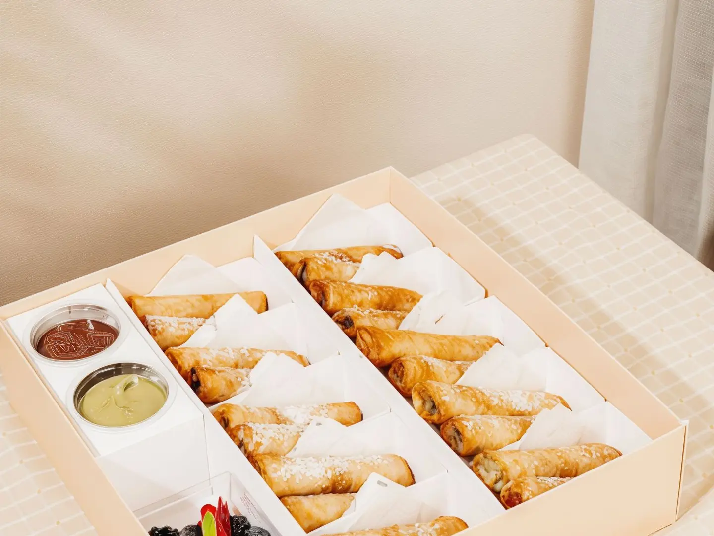 صندوق لفائف حلوة