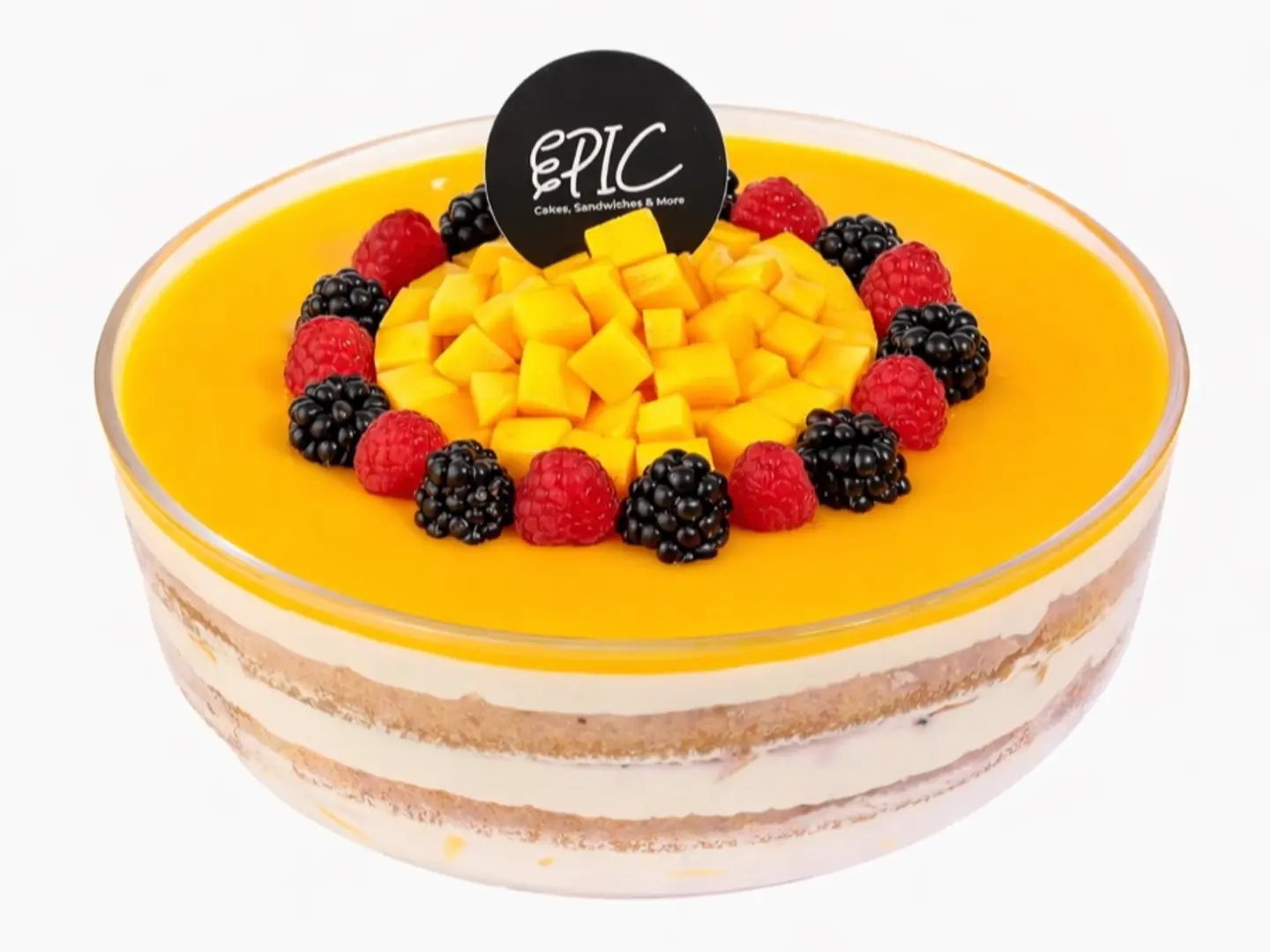 مانجو اند بلاك بيري ترايفل